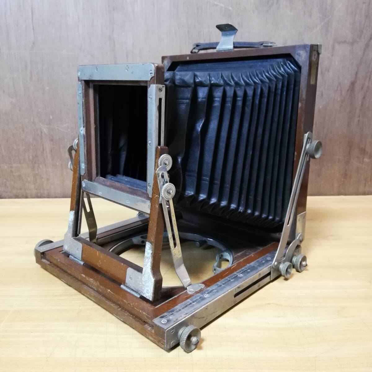 木製 蛇腹 大判 カメラ 拍卖