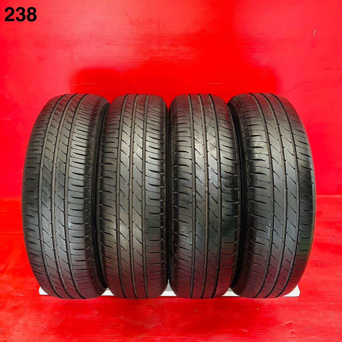 TOYO NANOENERGY 3PLUS 165/70R14 国産 2019年式 パンク修理なし ビード切れなし 汚れあり 4本セット拍卖