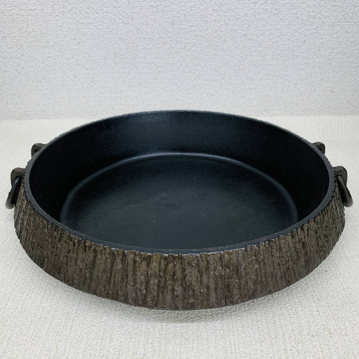 鉄器 取手付き 直径約29cm※2400010424977拍卖