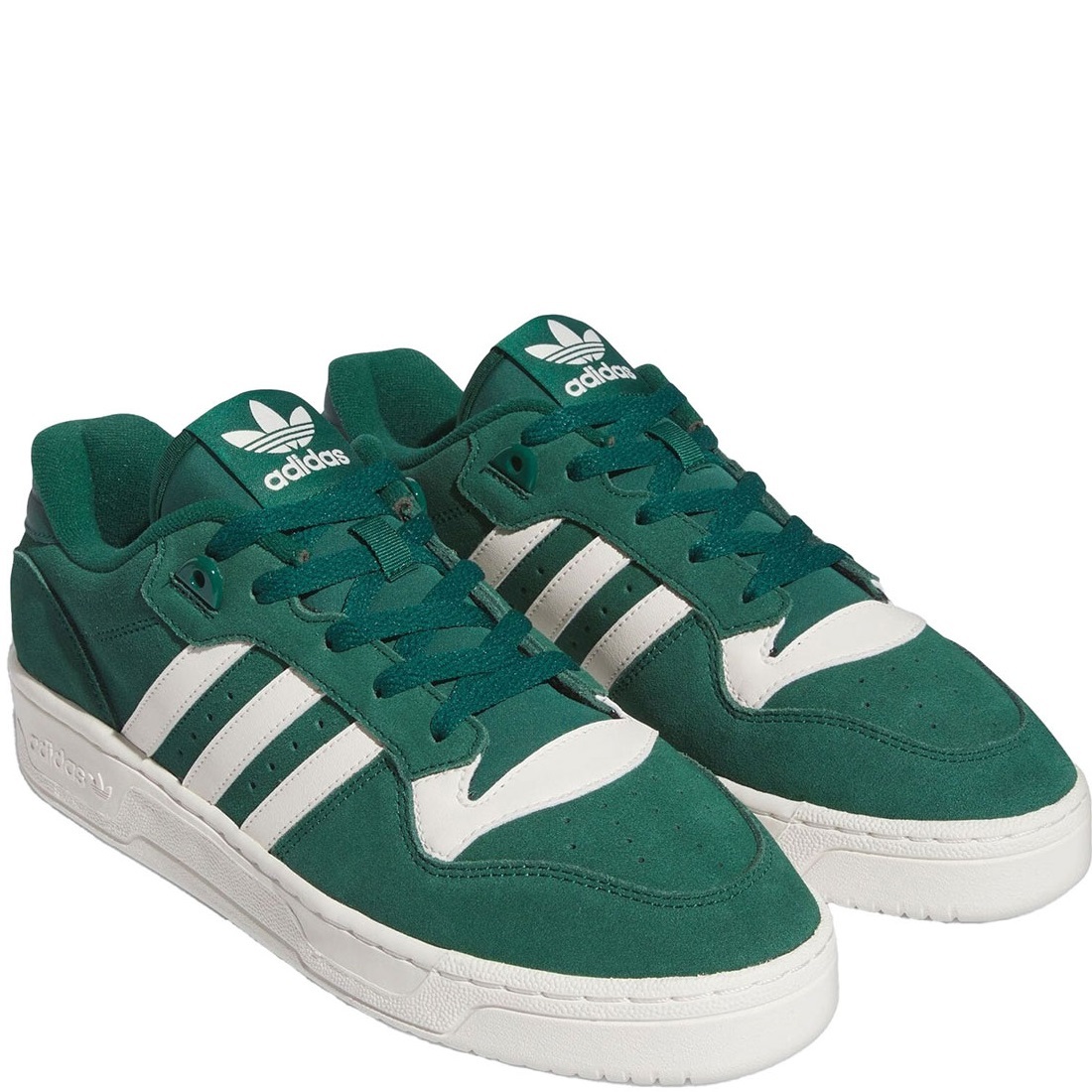 定価14300円 新品正規品 アディダスオリジナルス 大人気復刻モデル アディダス オリジナルス リバルリー LOW グリーンスエード 27.5㎝拍卖