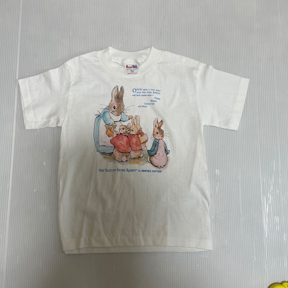 未使用AmeriTees90'ピータラビットヴィンテージTシャツ S(6-8) USA拍卖