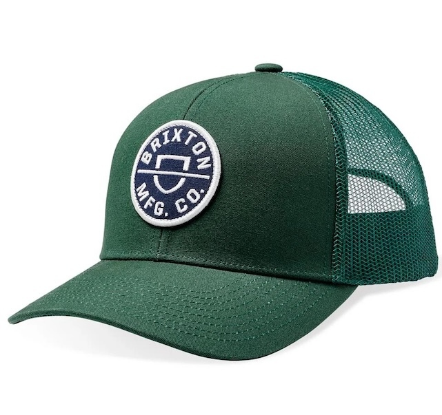 Brixton Crest X Mp Mesh Hat Cap Trekking Green/Trekking Green キャップ拍卖