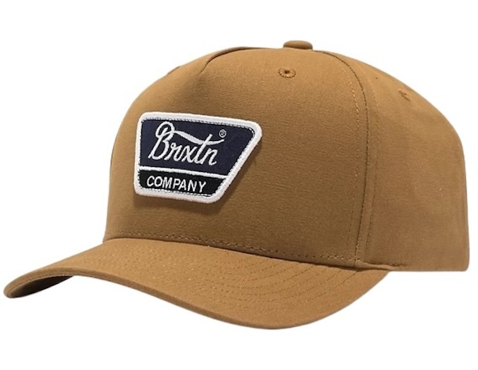 Brixton Linwood C MP Snapback Hat Cap Brown キャップ拍卖