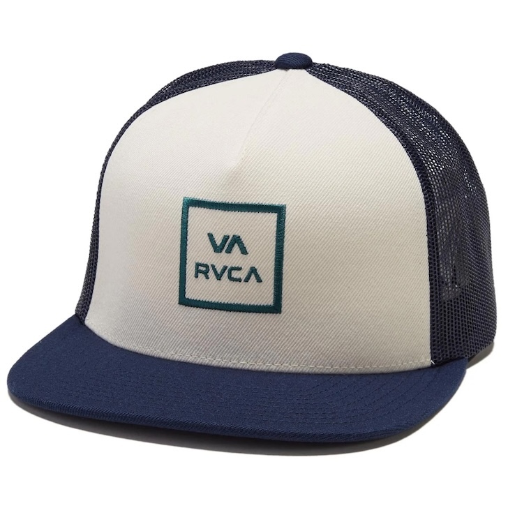 RVCA VA All The Way Trucker Hat Cap White キャップ拍卖