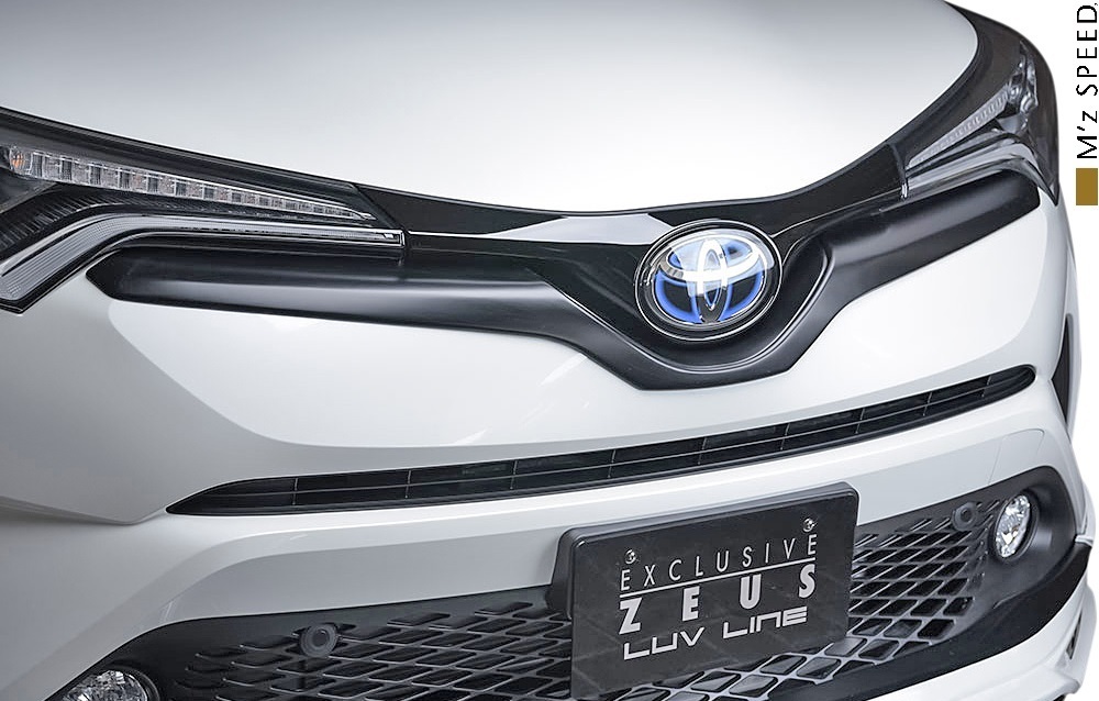 【M's】C-HR 前期 ZYX10 NGX50 (2016/12-2019/9) M'z SPEED フロント グリルガーニッシュ FRP 未塗装 エムズスピード エアロ 2391-4111拍卖