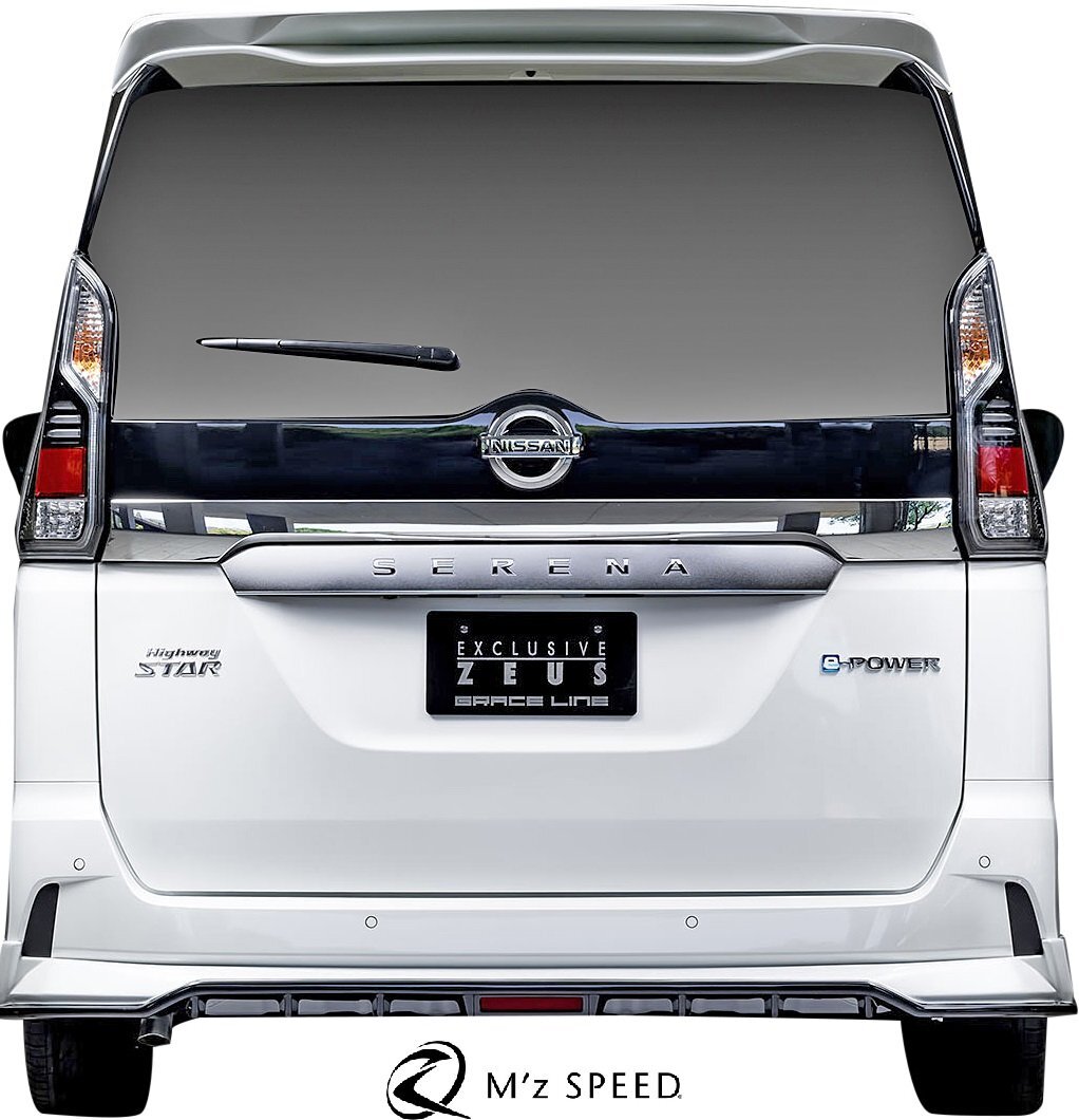 【M's】日産 C27 セレナ ハイウェイスター 前期 (2016/8-2019/7) M'z SPEED リアアンダースポイラー エムズスピード エアロ 3153-3111拍卖