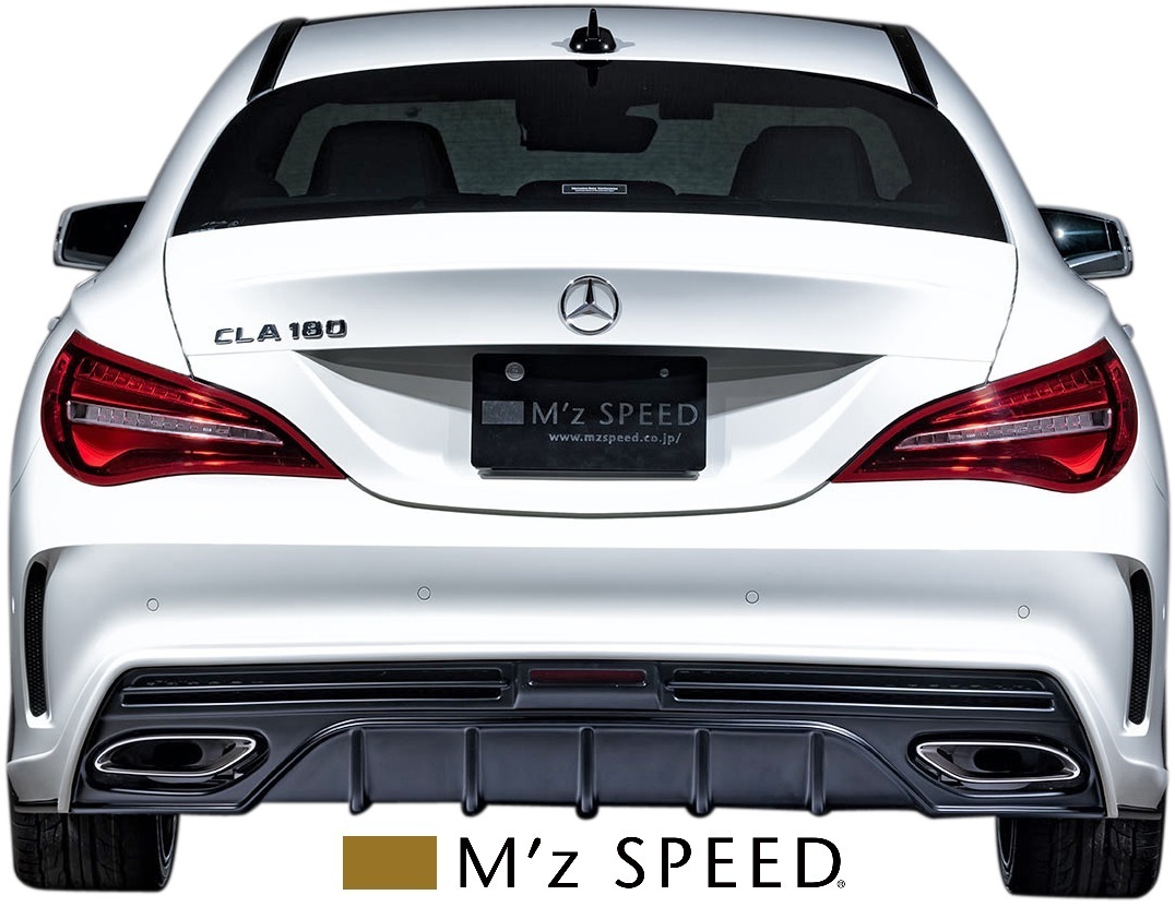 【M's】C117 CLAクラス クーペ (2016.8 -) M'z SPEED Purssian Blue リアアンダースポイラー W117 ベンツ CLA180 AMG style 6681-3113拍卖
