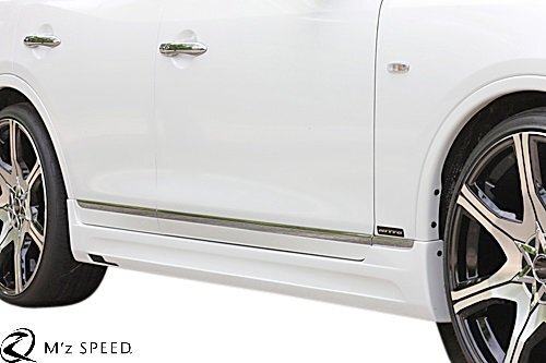 【M's】J50 スカイライン クロスオーバー (2009/7-) M'z SPEED LUV LINE サイドステップ 左右 エムズスピード エアロ パーツ 2281-2111拍卖