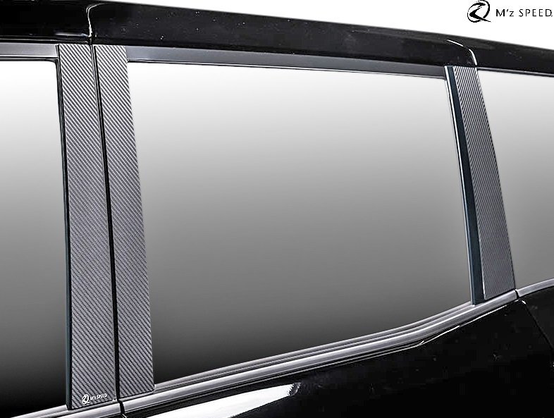 【M's】TOYOTA 後期 80系 ノア Si ZRR ZWR 80W (2017/8-2021/12) M'z SPEED ピラーパネル 6P (カーボン柄) エムズスピード 外装 3173-9140拍卖