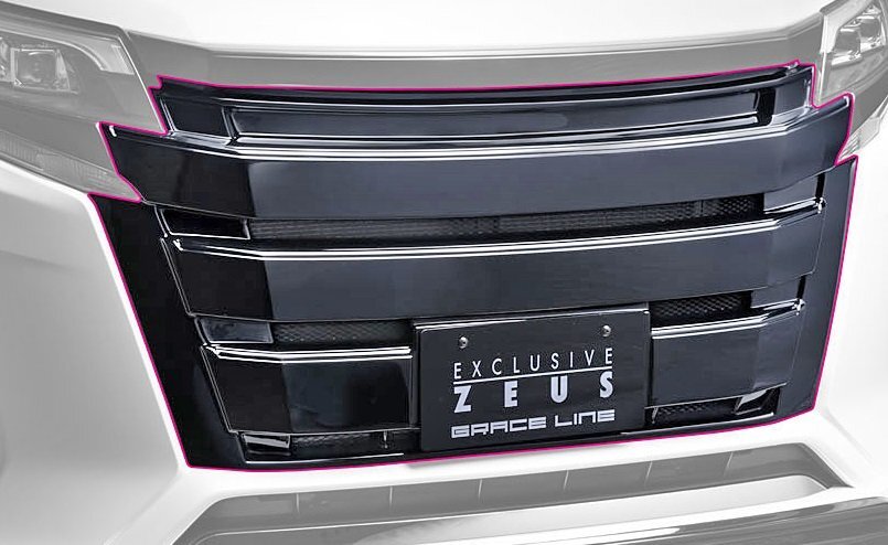 【M's】トヨタ 後期 80 ノア Si ZRR80W ZWR80W (2017/8-2021/12) M'z SPEED GRACE LINE フロントグリル エムズスピード 3173-4132拍卖