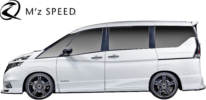 【M's】日産 C27 セレナ ハイウェイスター 前期 (2016/8-2019/7) M'z SPEED サイドステップ 左右 エムズスピード エアロ 3153-2111拍卖