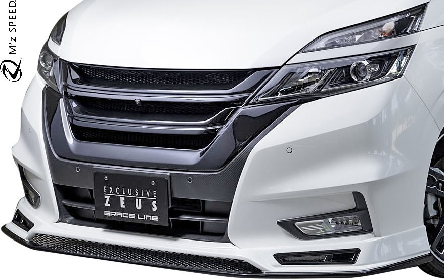 【M's】日産 C27 セレナ ハイウェイスター 前期 (2016/8-2019/7) M'z SPEED フロントハーフスポイラー エムズスピード エアロ 3153-1111拍卖