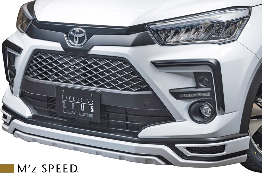 【M's】トヨタ ライズ A200A (2019/11-) M'z SPEED LUV LINE フロントハーフスポイラー エムズスピード ABS製 未塗装 エアロ 2421-1110拍卖
