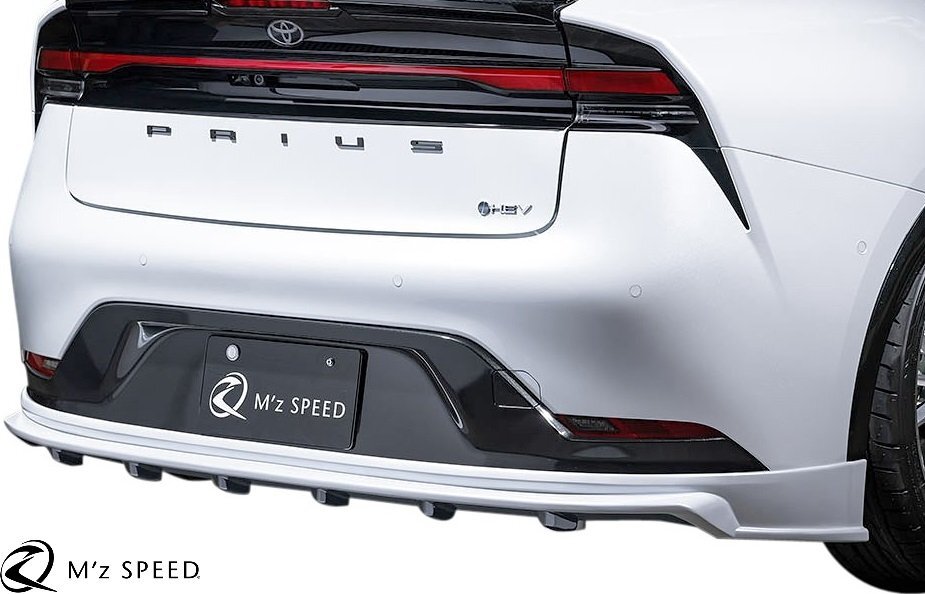 【M’s】 60系 プリウス (2023.1-) M'z SPEED リアアンダースポイラー (マフラーカッター付) AES エムズスピード エアロ パーツ 1393-3110拍卖