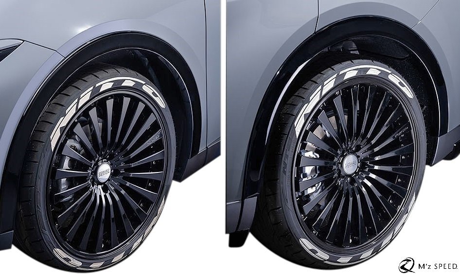 【M’s】 35 クラウンクロスオーバー RS/G/X 前期 (2022/9-) M'z SPEED CROSS LINE フェンダーモール エムズスピード エアロ 2951-7110拍卖