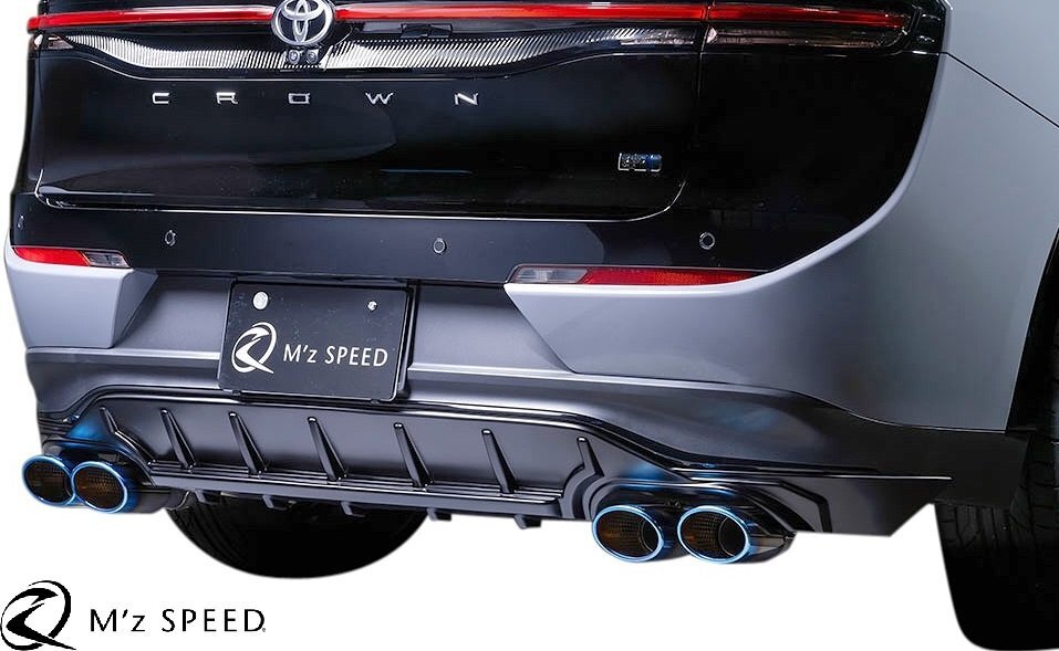 【M’s】 35 クラウンクロスオーバー RS/G/X 前期 (2022/9-) M'z SPEED CROSS LINE リアバンパーガード エムズスピード エアロ 2951-3110拍卖