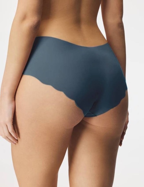 5346-4 ショーツ 大きいサイズM-2XL ウエーブエッジ パンティー 下着 青拍卖