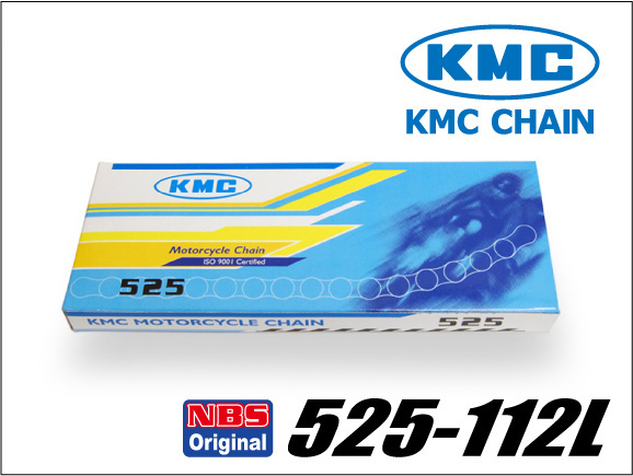 KMCチェーン 525 525-112リンク ※当社オリジナルサイズ! 新品 バイクパーツセンター拍卖