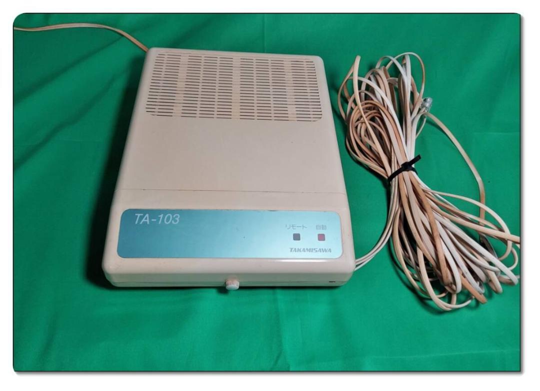 高見澤電機製作所 TA-103-EX 回線自動切替装置 電源確認 保管品 動作未確認 中古現状渡し 拍卖