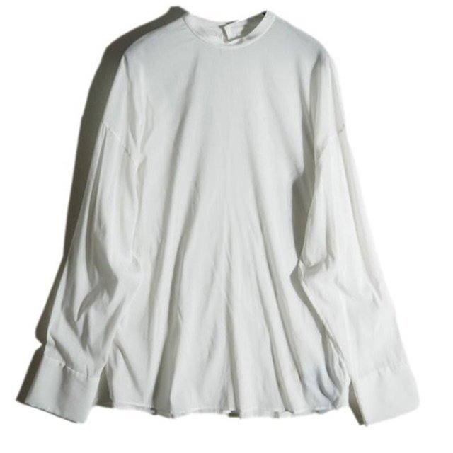 J3710f68 ▼maison IENA メゾン イエナ▼ 新品 シアーTブラウス ホワイト 38 / 白 オーバーサイズ シアーシャツ 白 シャツ ブラウス 春夏拍卖