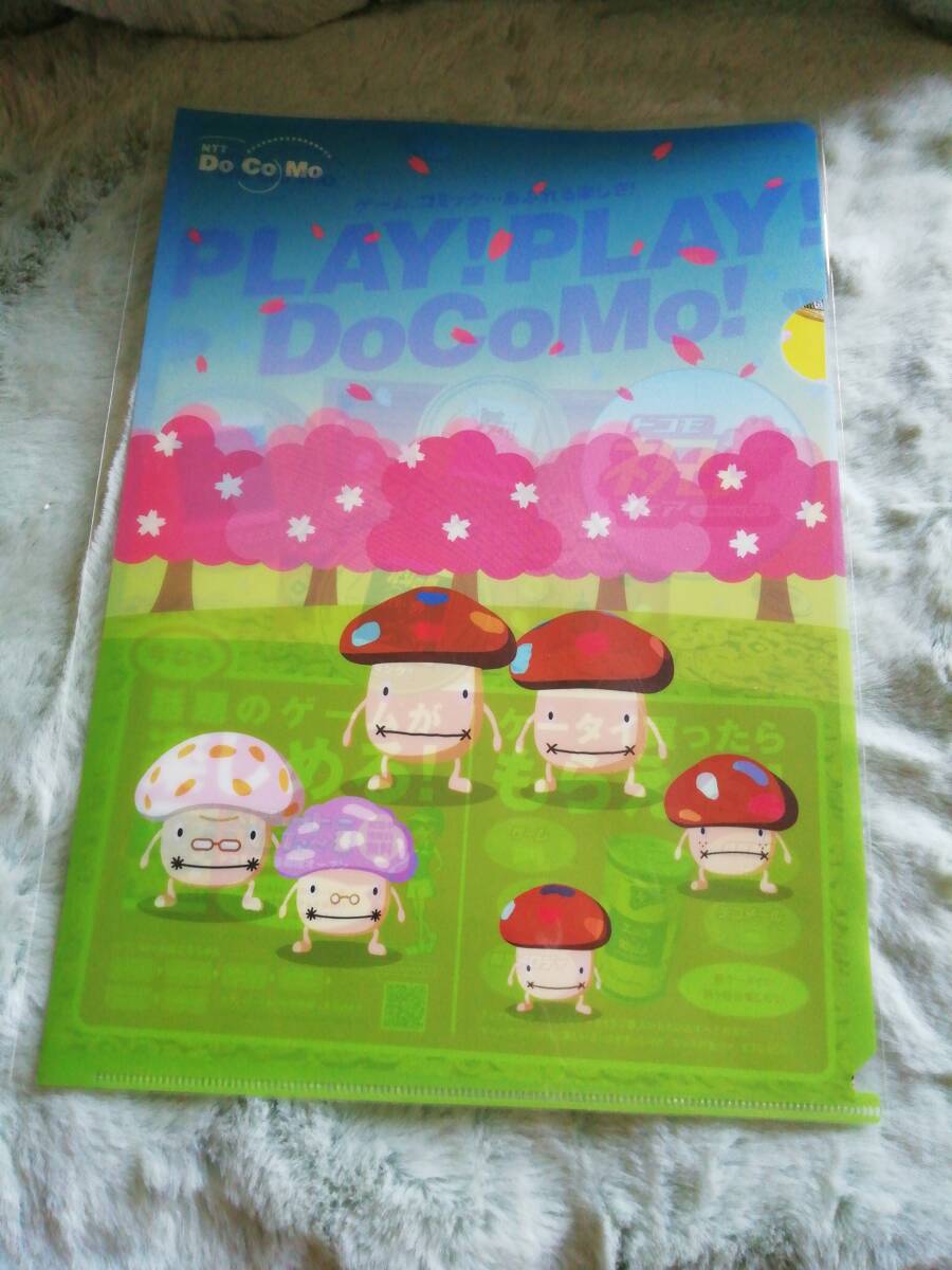 新品未開封●即決●ドコモダケ クリアファイル さくら 桜 サクラの花 非売品 拍卖