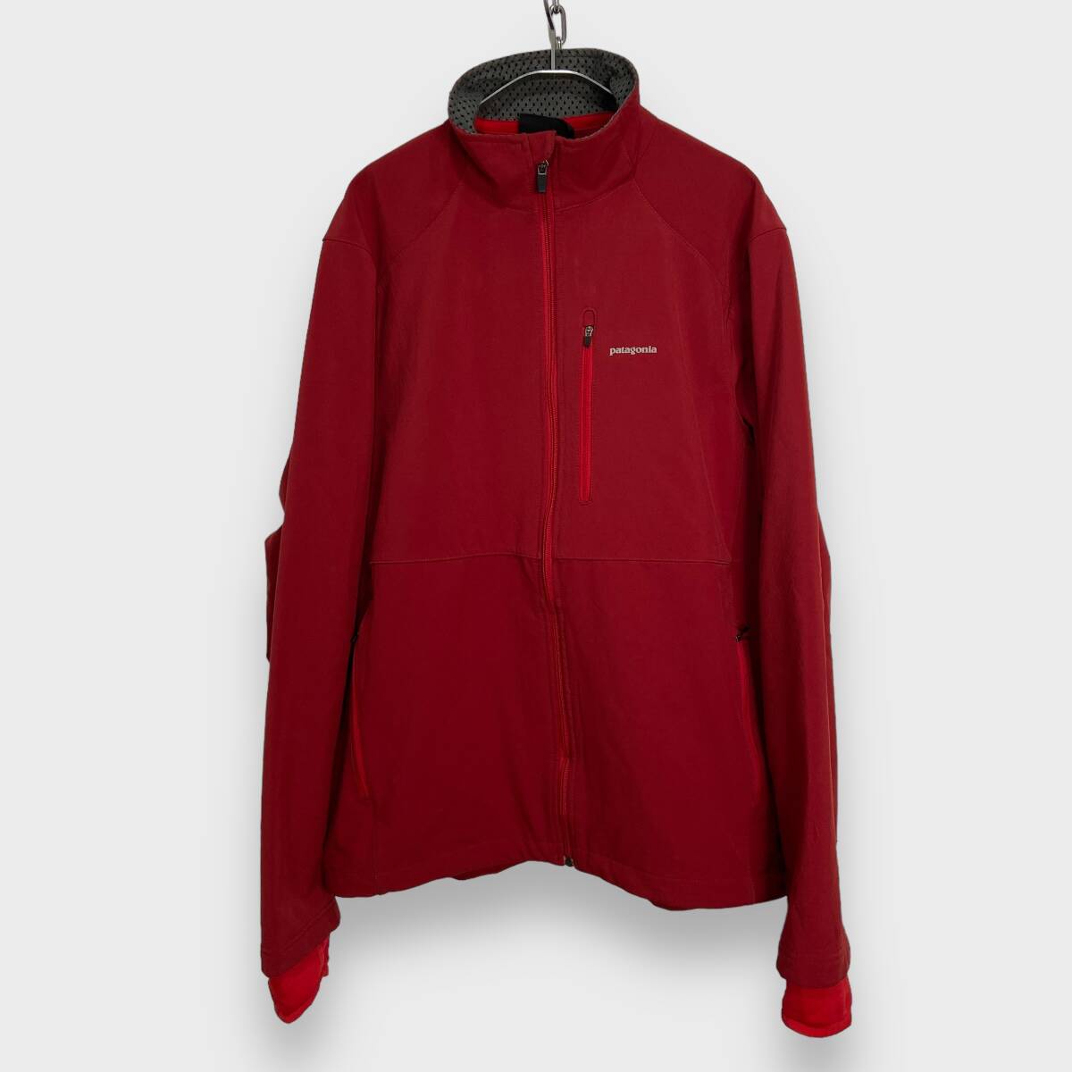 ☆送料無料☆Patagonia☆インテグラル ジャケット ☆ソフトシェルジャケット☆ブルゾン☆フルジップ☆赤系☆L☆H24M拍卖