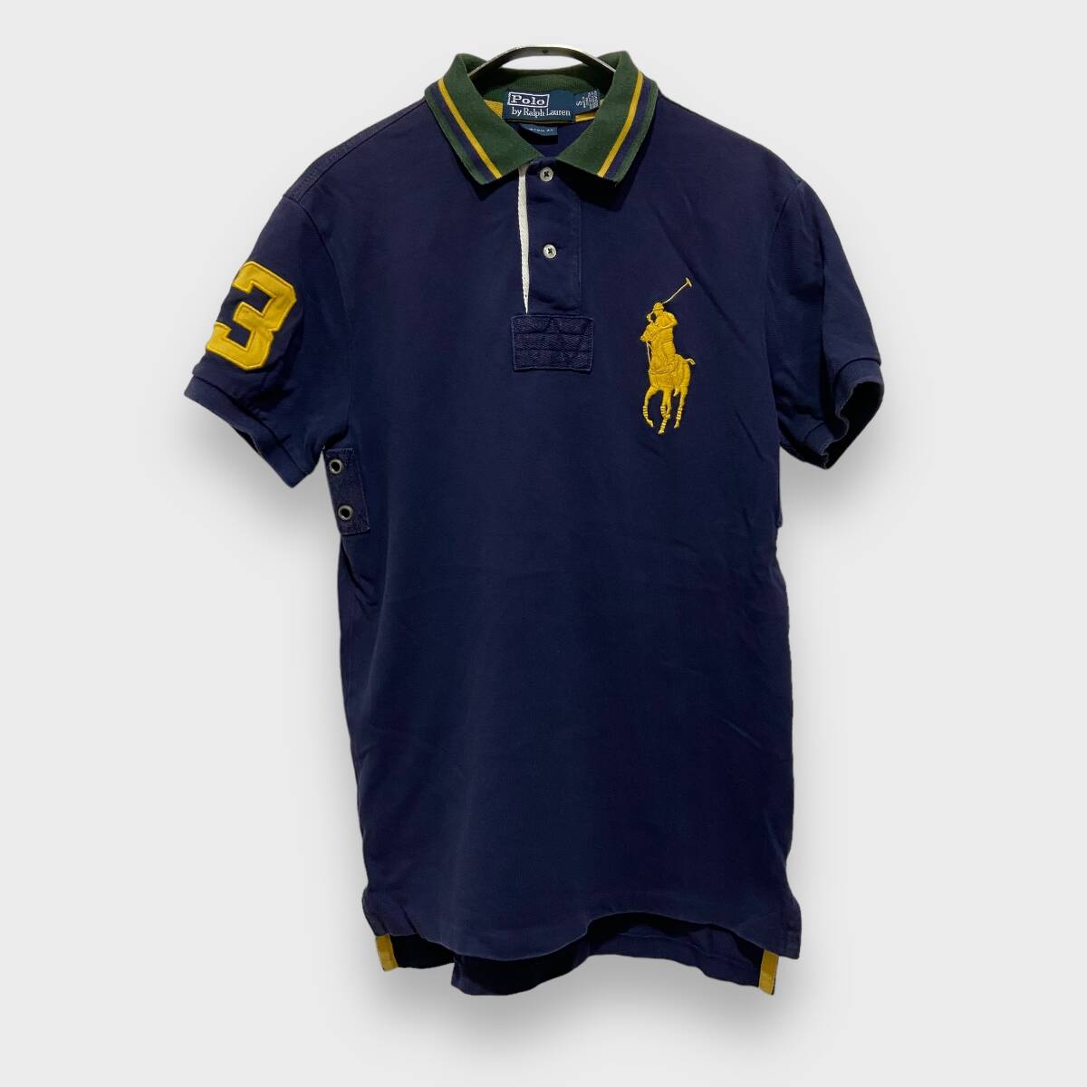 送料無料☆Ralph Lauren☆ラルフローレン☆ビッグポニー☆ポロシャツ☆S☆ネイビー☆H24M拍卖