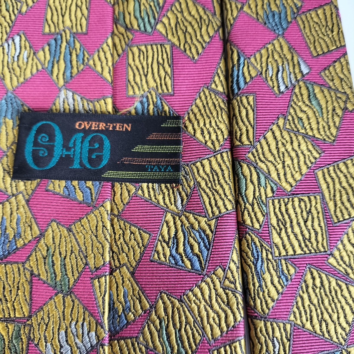 銀座田屋 タヤ TAYAピンクゴールド四角ネクタイ拍卖