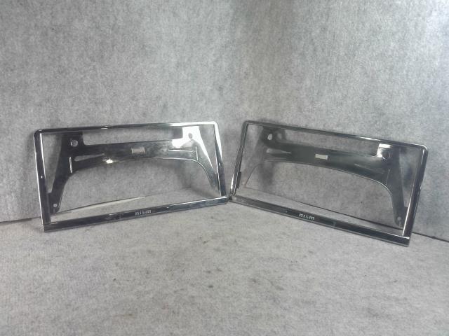 日産 純正オプション ナンバーフレーム NISMO ニスモ2枚セット拍卖