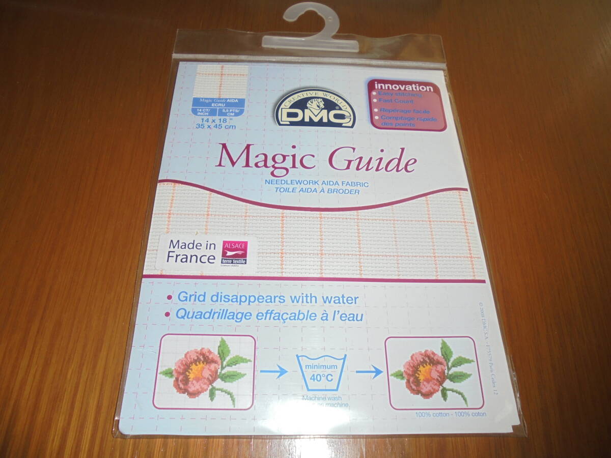 DMC マジックガイド アイーダ 刺繍布 14カウント フランス製拍卖