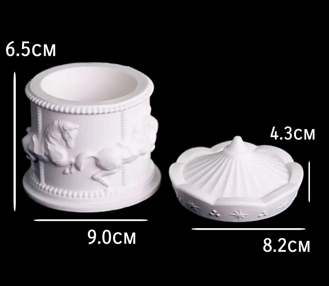 器型 シリコンモールド シリコン型 木馬型 メリーゴーランド キャンドル キャンドル型 キャンドルモールド 石膏型 韓国キャンドル拍卖