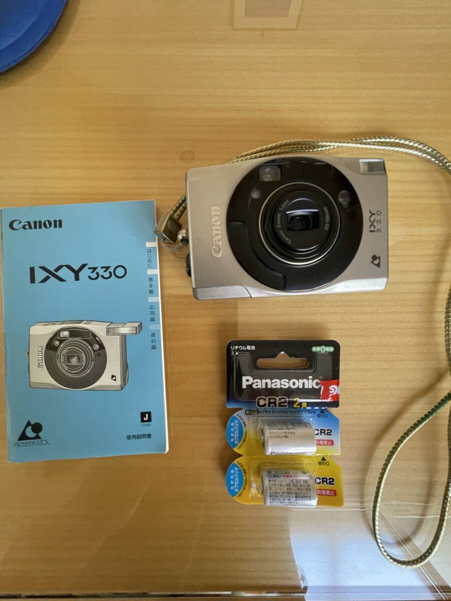 USED・Canon・フィルムカメラ・IXY330・コンパクトカメラ・新品電池付き・説明書付き・500円拍卖