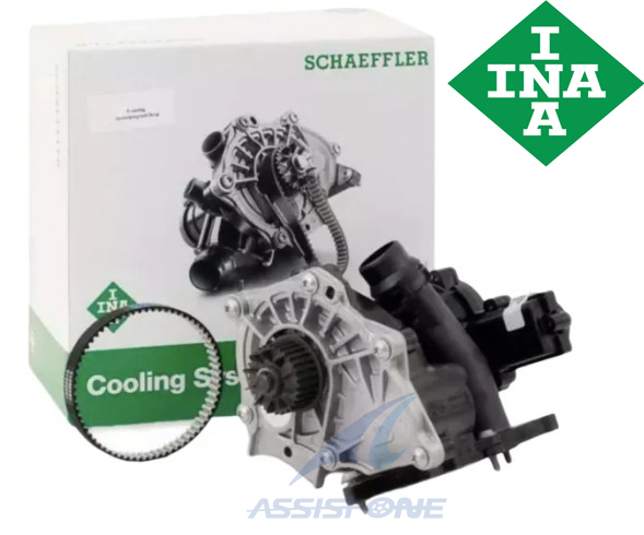 INA製 純正OEM フォルクスワーゲン VW ゴルフ7 AUCHH AUCJSF AUCJXF | ポロ 6RDAJ ウォーターポンプ サーモスタット ベルト 3点セット拍卖