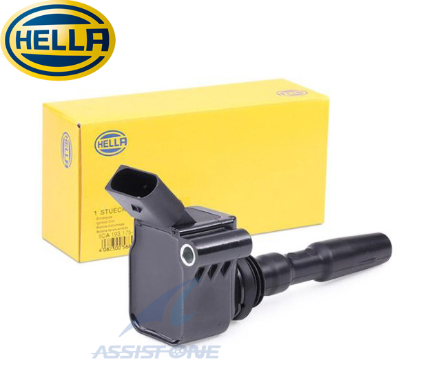 HELLA製 VW シャラン 7N 7NCZD パサート CC 3C 3CCZE トゥーラン 1T 1TCZD イグニッションコイル 04E905110 04C905110L拍卖
