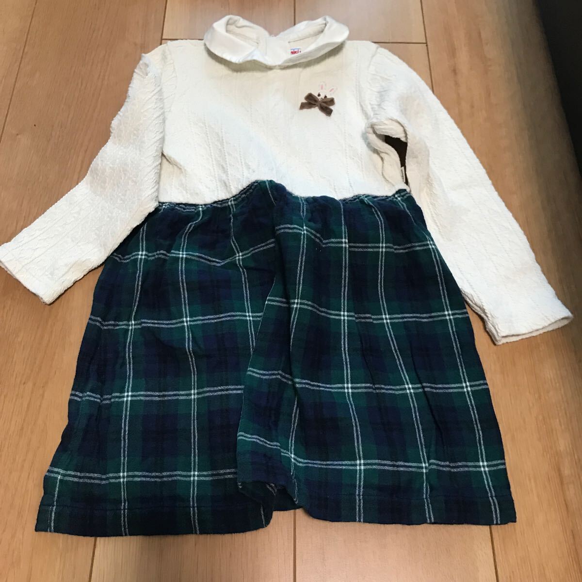 【中古】miki house ミキハウス ワンピース サイズ110拍卖