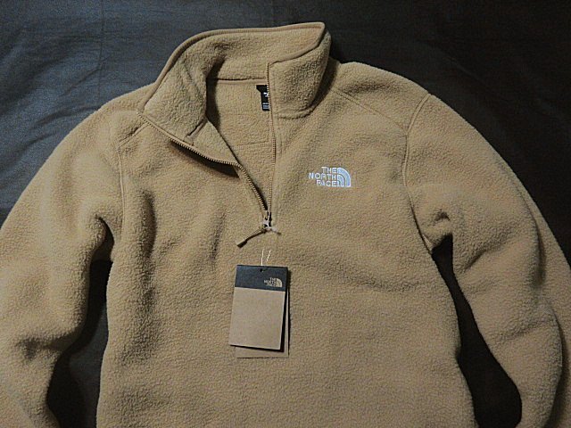 本物正規◆ノースフェイス◆シェルパ ハーフジップ フリース SHISPARE SHERPA■L■アーモンドバター■ALMOND BUTTER■/モコモコ/IOJ拍卖