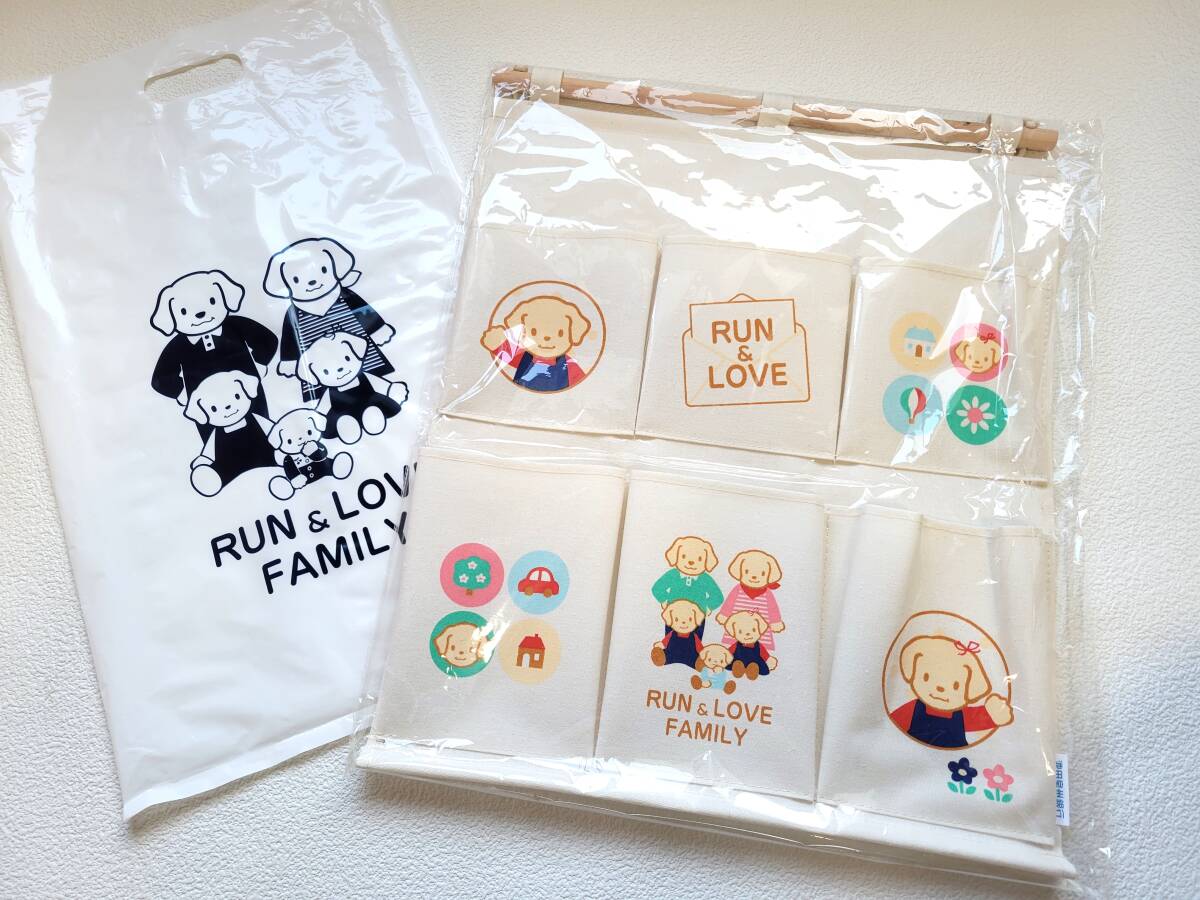 非売品・未使用★ラン&ラブ ウォールポケット 壁掛け 小物入れ ファミリア 池田泉州銀行拍卖