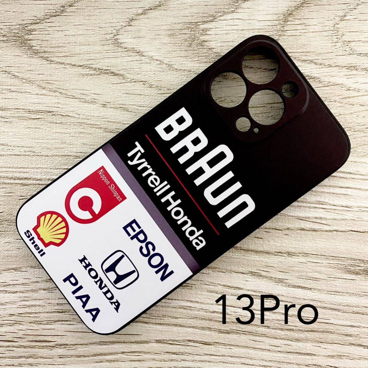 ブラウン ティレル ホンダ iPhone 13 Pro ケース F1 Tyrrell 020 中嶋悟 ステファノ・モデナ スマホ拍卖