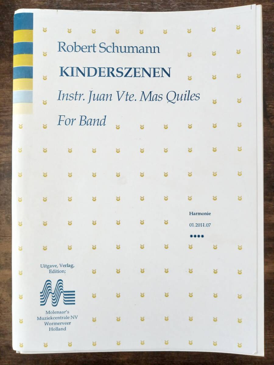 送料無料 吹奏楽楽譜 ロベルト・シューマン:子供の情景 フアン・ヴィチェンテ・マス・キレス編 試聴&スコア閲覧可 スコア・パート譜拍卖