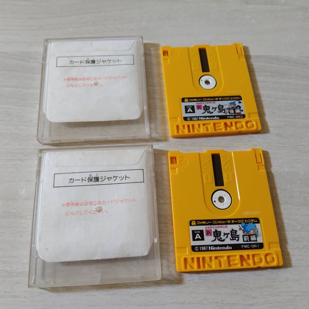 ◯ディスクシステム ふぁみこんむかし話 新・鬼ケ島 前編 ふぁみこんむかし話 新・鬼ケ島 後編 何本でも同梱OK◯拍卖