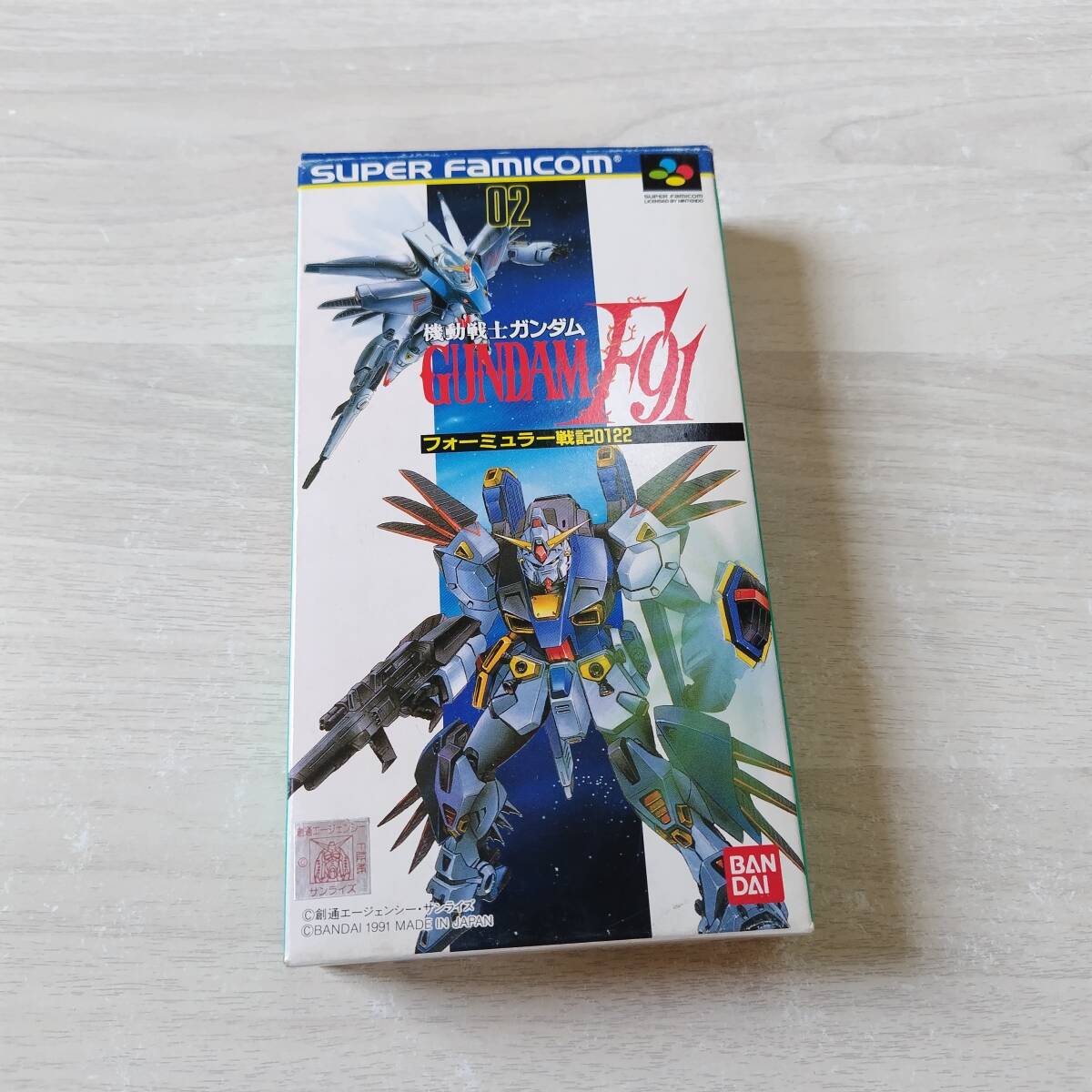 ◯SFC ガンダムF91 フォーミュラー戦記0122  箱説付き  何本でも同梱OK◯拍卖