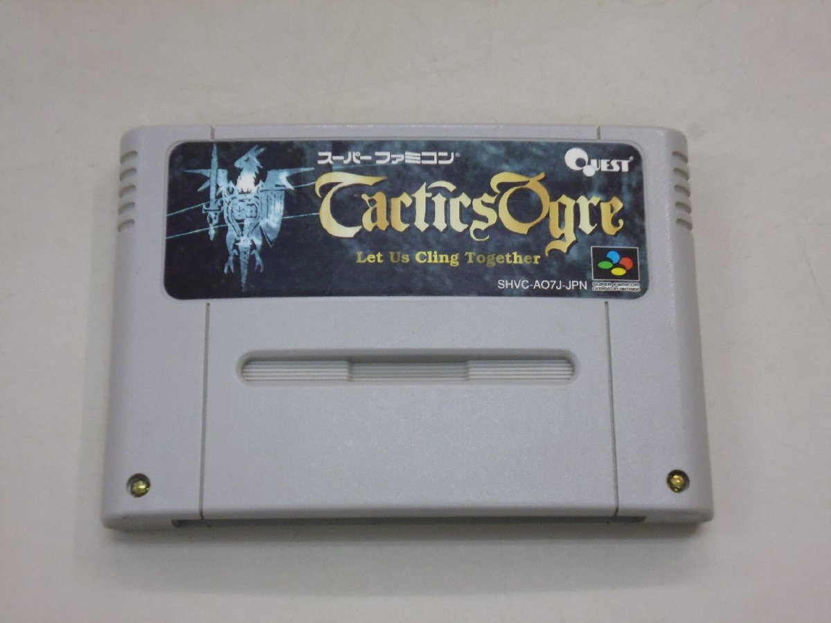 SFC 【ソフトのみ】 タクティクスオウガ Tactics Ogre 動作確認済み スーパーファミコンソフト拍卖
