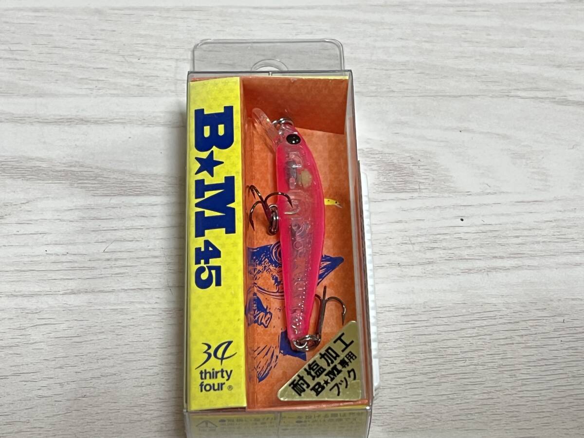 ■■ 新品 サーティフォー B★M 45【ピーチジュレ】45㎜ 2.1g スローシンキング thirty four ■■ I4.08拍卖