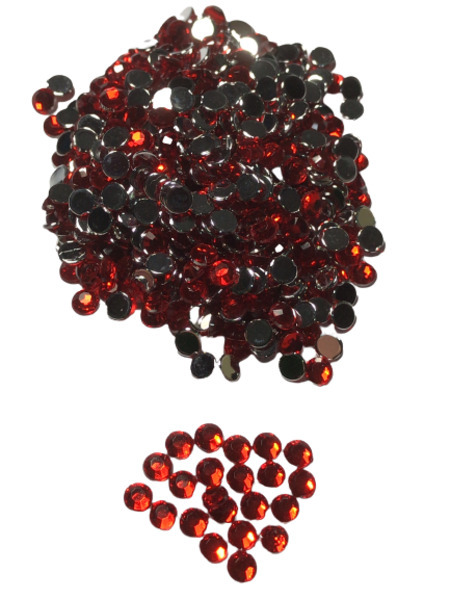 ●4mm● デコ用ストーン 1000粒 レッド ライン ハンドメイド ネイル キラキラ ビジュー パーツ DIY 工作 赤拍卖