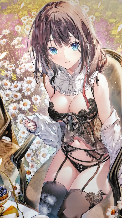 みわべさくら flower garden B2タペストリー TRINITY拍卖