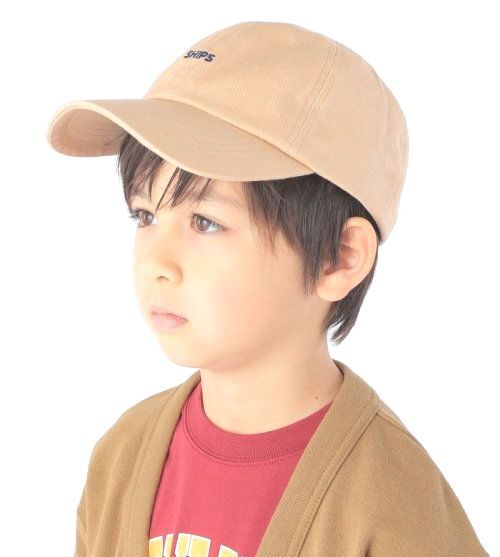 SHIPS KIDS ★ シップス キッズ マイクロ ロゴキャップ ベージュ ★拍卖