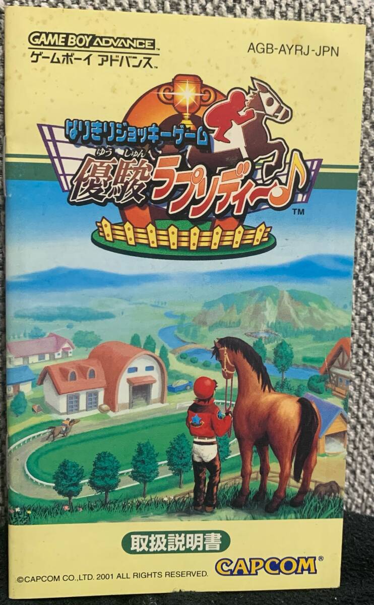 ゲームボーイアドバンス 優駿ラプソディー 説明書のみ拍卖