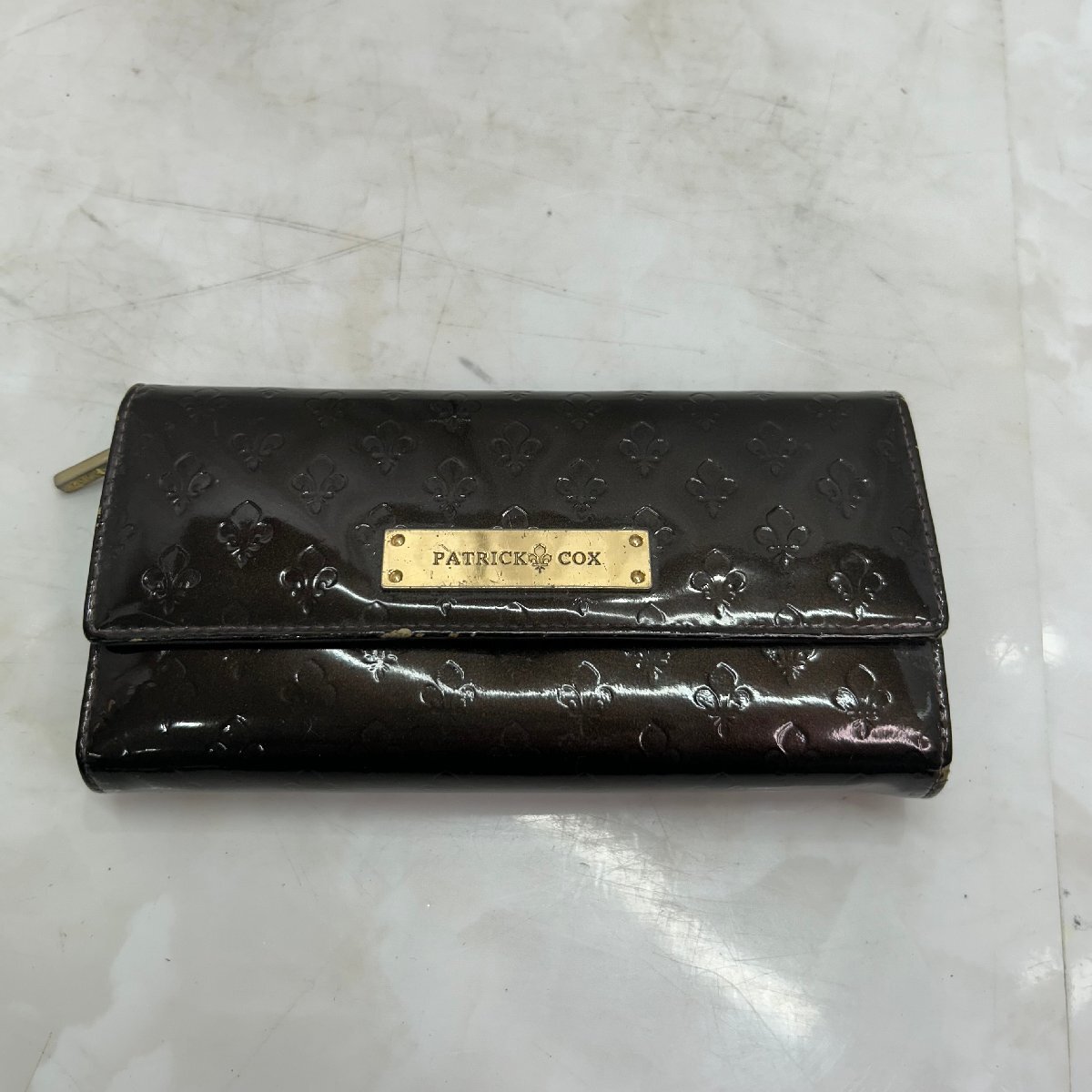 ♪M♪ PATRICK COX 長財布 ブラウン レディース ファッション ファッション小物 服飾雑貨 中古品 ♪A-240852拍卖