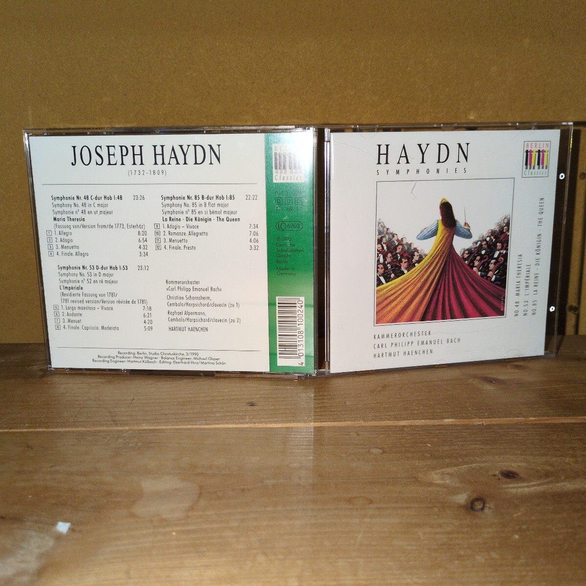 Haydn - Kammerorchester Carl Philipp Emanuel Bach, Hartmut Haenchen Symphonies No. 48 / No. 53 / No. 88拍卖