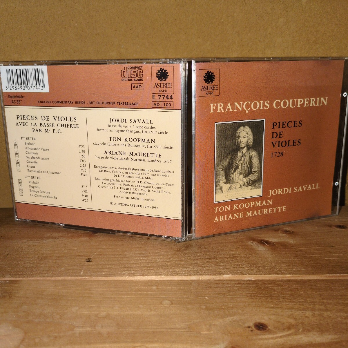 Franois Couperin - Jordi Savall, Ton Koopman, Ariane Maurette Pices De Violes - 1728拍卖